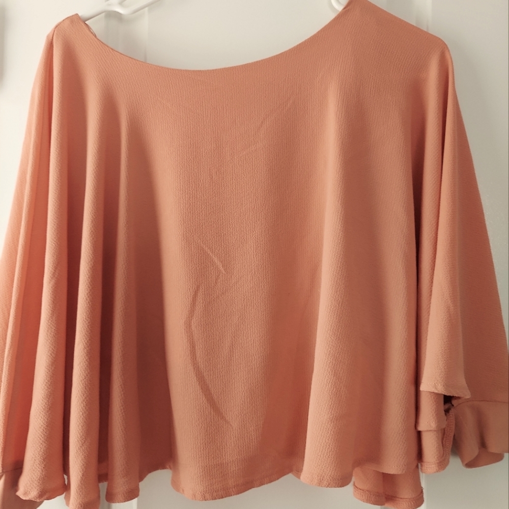 Zara caplet crop blouse